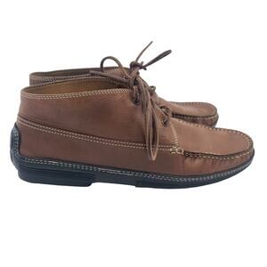 Tod's Brown Leather Chukka Desert Dress Boots Size 10